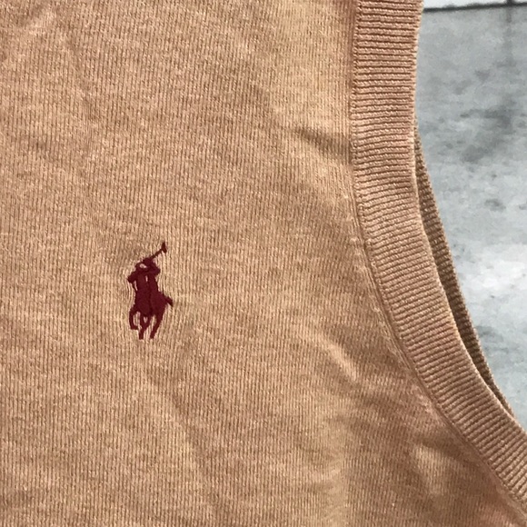 Polo Ralph Lauren Classic Vest Mens Size XXL Tan New with Tags Pima Cotton - Picture 2 of 10